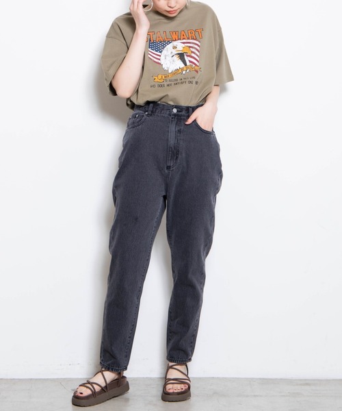 WEGO（ウィゴー）の「WEGO/ヴィンテージライクプリントTシャツ（Tシャツ/カットソー・レディース・ブラック系その他/カーキ/ベージュ/スミクロ/グリーン系その他/その他1/その他2/ダークベージュ・MEDIUM/SMALL）」の20枚目の写真