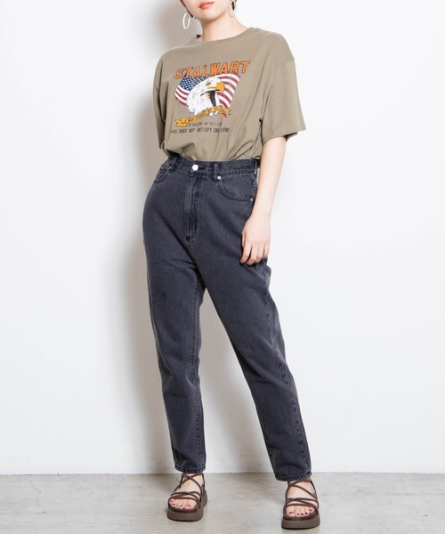 WEGO（ウィゴー）の「WEGO/ヴィンテージライクプリントTシャツ（Tシャツ/カットソー・レディース・ブラック系その他/カーキ/ベージュ/スミクロ/グリーン系その他/その他1/その他2/ダークベージュ・MEDIUM/SMALL）」の19枚目の写真