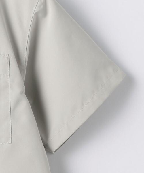 green label relaxing（グリーンレーベルリラクシング）の「【ジュニア】タフタオープンシャツ ショートスリーブ（シャツ/ブラウス・キッズ・ライトグレー/ブラック・L145）」の11枚目の写真