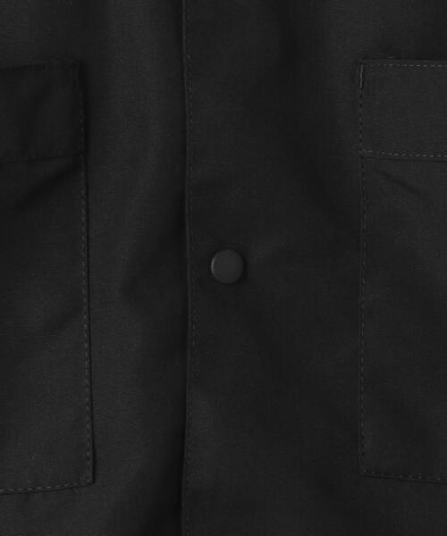 green label relaxing（グリーンレーベルリラクシング）の「【ジュニア】タフタオープンシャツ ショートスリーブ（シャツ/ブラウス・キッズ・ライトグレー/ブラック・L145）」の5枚目の写真