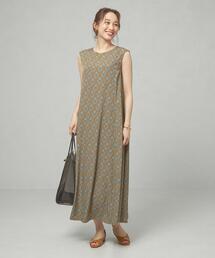 closet story | ＜closet story＞□CSC キカプリント バックギャザー ワンピース -手洗い可能-(ワンピース)