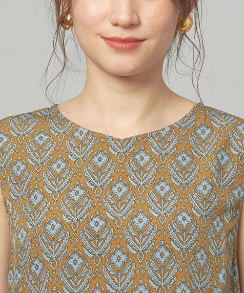 closet story（クローゼットストーリー）の「＜closet story＞□CSC キカプリント バックギャザー ワンピース -手洗い可能-（ワンピース・レディース・マスタード/ワインレッド・FREE）」の6枚目の写真