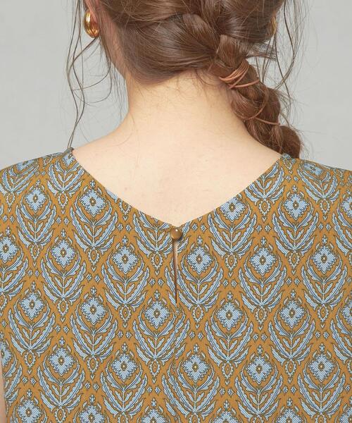 closet story（クローゼットストーリー）の「＜closet story＞□CSC キカプリント バックギャザー ワンピース -手洗い可能-（ワンピース・レディース・マスタード/ワインレッド・FREE）」の7枚目の写真