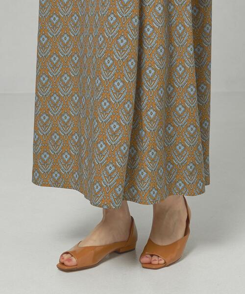 closet story（クローゼットストーリー）の「＜closet story＞□CSC キカプリント バックギャザー ワンピース -手洗い可能-（ワンピース・レディース・マスタード/ワインレッド・FREE）」の9枚目の写真