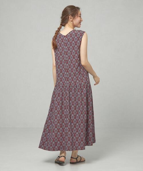 closet story（クローゼットストーリー）の「＜closet story＞□CSC キカプリント バックギャザー ワンピース -手洗い可能-（ワンピース・レディース・マスタード/ワインレッド・FREE）」の16枚目の写真