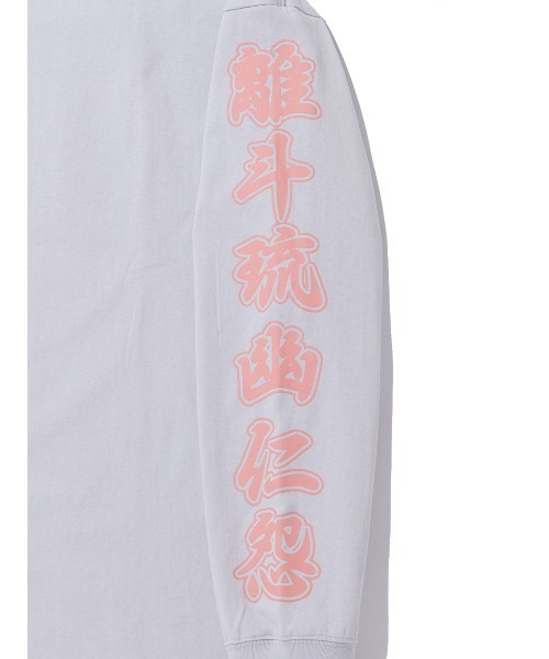 LITTLE UNION(リトルユニオン)の「【カメレオン meets LITTLE UNION】爆妖鬼 L/S TEE(Tシャツ/カットソー・メンズ・グレー/イエロー/ブラック・MEDIUM/LARGE)」の9枚目の写真