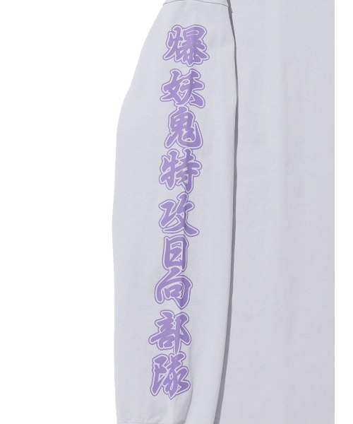 LITTLE UNION(リトルユニオン)の「【カメレオン meets LITTLE UNION】爆妖鬼 L/S TEE(Tシャツ/カットソー・メンズ・グレー/イエロー/ブラック・MEDIUM/LARGE)」の15枚目の写真