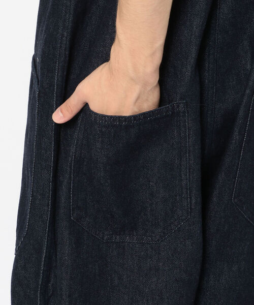 JAPAN BLUE JEANS(ジャパンブルージーンズ)の「JAPAN BLUE JEANS/ジャパンブルージーンズ CHEF OVERALL オーバーオール(サロペット/オーバーオール・メンズ・インディゴブルー/キナリ・SMALL/MEDIUM/LARGE)」の8枚目の写真