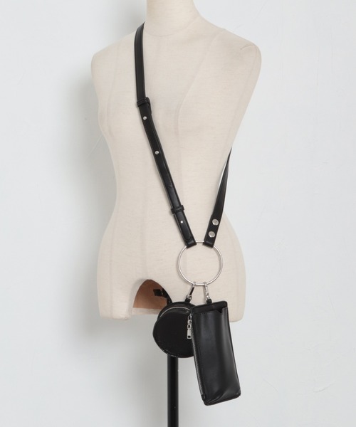 Bonjour Sagan（ボンジュールサガン）の「マルチショルダーポーチ（ショルダーバッグ・レディース・ブラック/ブラウン系その他/アイボリー・FREE）」の15枚目の写真