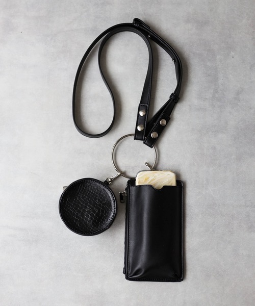 Bonjour Sagan（ボンジュールサガン）の「マルチショルダーポーチ（ショルダーバッグ・レディース・ブラック/ブラウン系その他/アイボリー・FREE）」の14枚目の写真