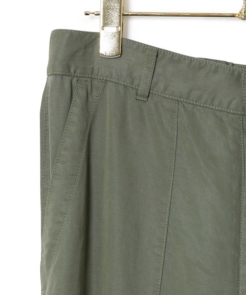 MADEMOISELLE ROPE'(マドモアゼル ロペ)の「<春まで使える>【セットアップ対応】フィブリルベイカーパンツ(カーゴパンツ・レディース・カーキ/スミクロ・38/36)」の14枚目の写真