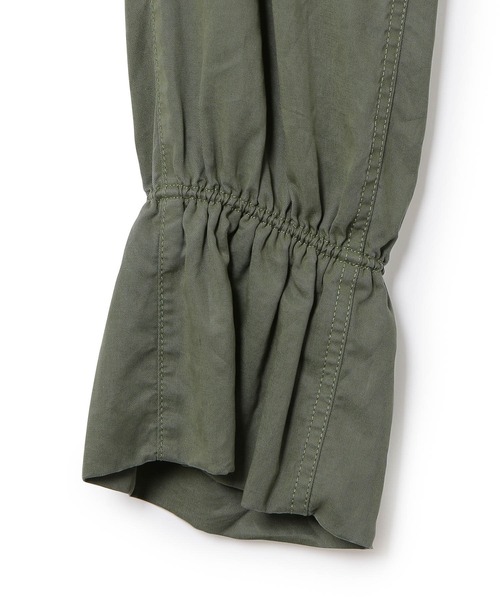 MADEMOISELLE ROPE'(マドモアゼル ロペ)の「<春まで使える>【セットアップ対応】フィブリルベイカーパンツ(カーゴパンツ・レディース・カーキ/スミクロ・38/36)」の15枚目の写真