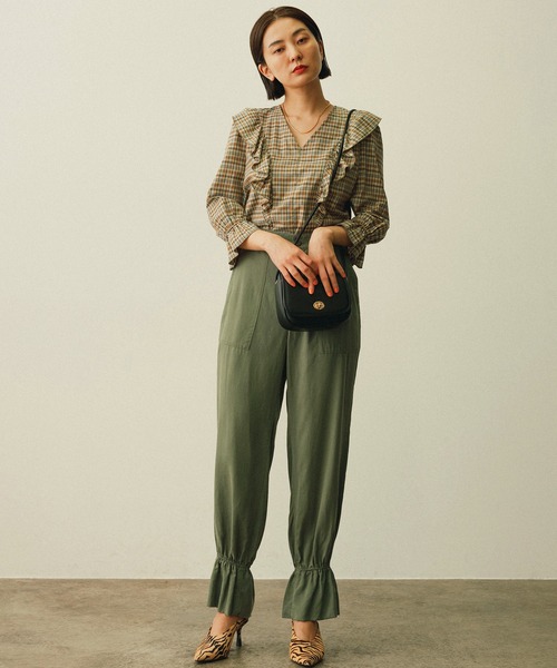 【美品】ROPE mademoiselle セットアップ MADEMOISELLE ROPE'（マドモアゼル ロペ）の「<春まで使える