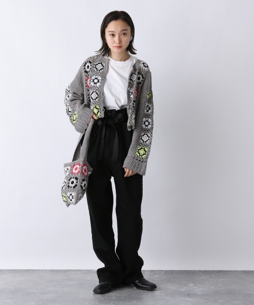 JEANASIS（ジーナシス）の「ハイウエストデザインデニムパンツ/959371（デニムパンツ・レディース・ホワイト/ブラック/ブルー・FREE）」の5枚目の写真