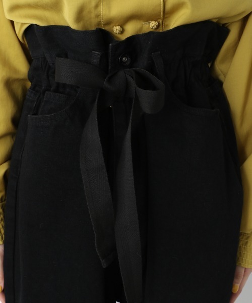 JEANASIS（ジーナシス）の「ハイウエストデザインデニムパンツ/959371（デニムパンツ・レディース・ホワイト/ブラック/ブルー・FREE）」の12枚目の写真