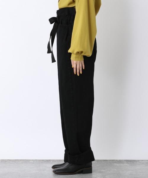 JEANASIS（ジーナシス）の「ハイウエストデザインデニムパンツ/959371（デニムパンツ・レディース・ホワイト/ブラック/ブルー・FREE）」の10枚目の写真