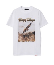 『RAZZIS/ラズイズ』イーグルフォトロゴプリントクルーネック半袖Tシャツ【Y】