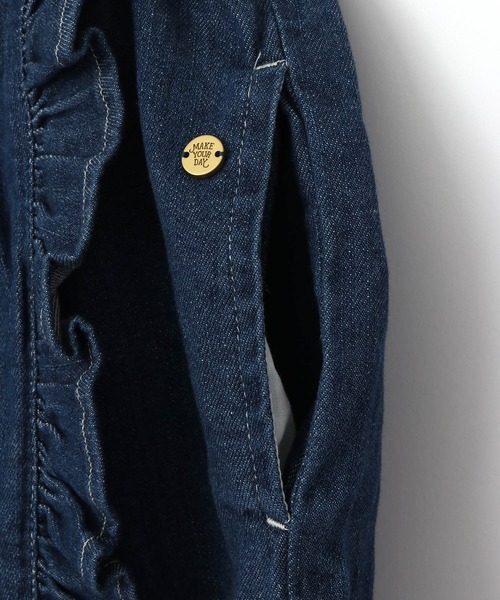 MAKE YOUR DAY（メイクユアデイ）の「ラップショートパンツ■80～140cm（その他パンツ・キッズ・カーキ/ブルー・90/100/110/120/80/130/140）」の12枚目の写真