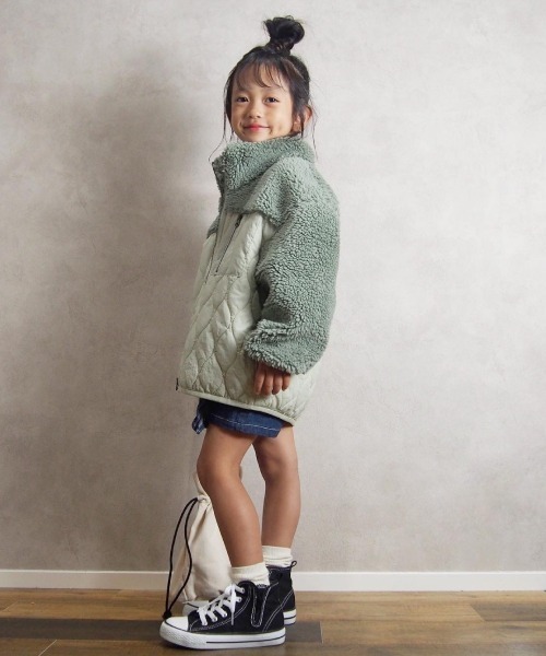 MAKE YOUR DAY（メイクユアデイ）の「ラップショートパンツ■80～140cm（その他パンツ・キッズ・カーキ/ブルー・90/100/110/120/80/130/140）」の16枚目の写真