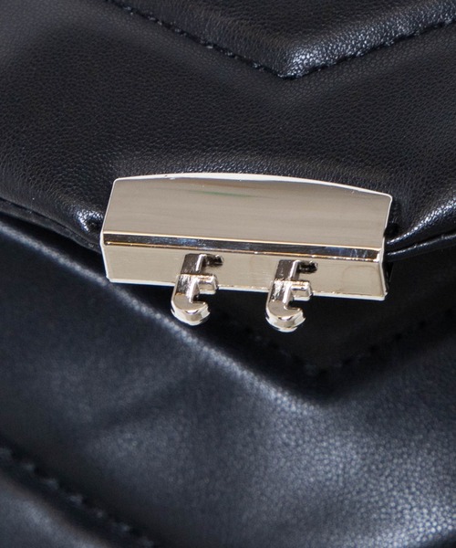 WEGO（ウィゴー）の「WEGO/チェーンキルティングショルダーバッグ（ショルダーバッグ・レディース・シルバー/ブラック・FREE）」の13枚目の写真