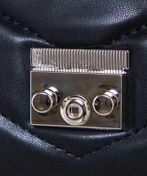 WEGO（ウィゴー）の「WEGO/チェーンキルティングショルダーバッグ（ショルダーバッグ・レディース・シルバー/ブラック・FREE）」の11枚目の写真