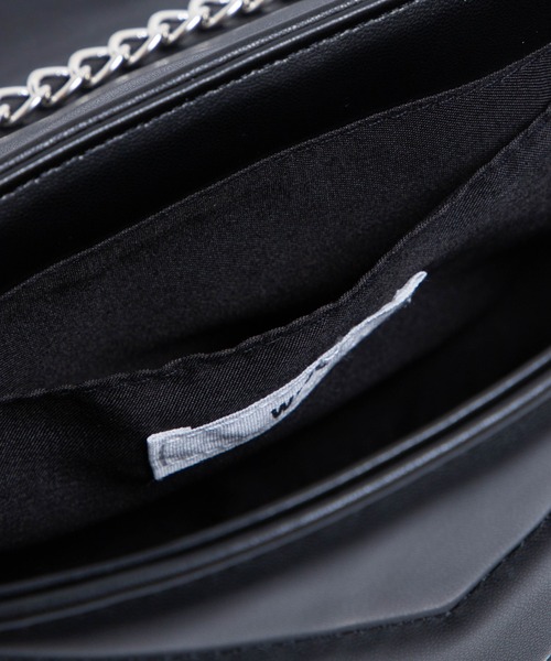 WEGO（ウィゴー）の「WEGO/チェーンキルティングショルダーバッグ（ショルダーバッグ・レディース・シルバー/ブラック・FREE）」の16枚目の写真