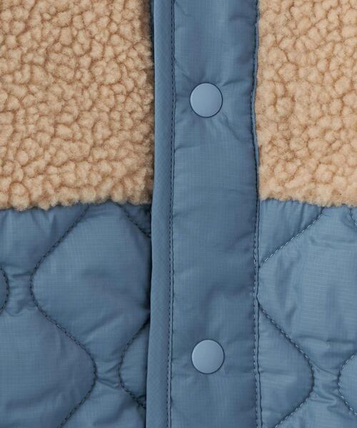 green label relaxing(グリーンレーベルリラクシング)の「TJ ボア×キルト コート 100-130cm -ウォッシャブル-(その他アウター・キッズ・ベージュ/オフホワイト/ライトグレー・100cm/110cm/130cm/120cm)」の10枚目の写真