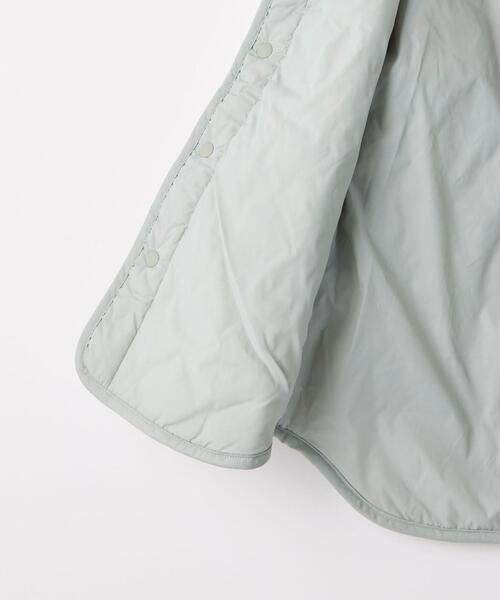 green label relaxing(グリーンレーベルリラクシング)の「TJ ボア×キルト コート 100-130cm -ウォッシャブル-(その他アウター・キッズ・ベージュ/オフホワイト/ライトグレー・100cm/110cm/130cm/120cm)」の17枚目の写真