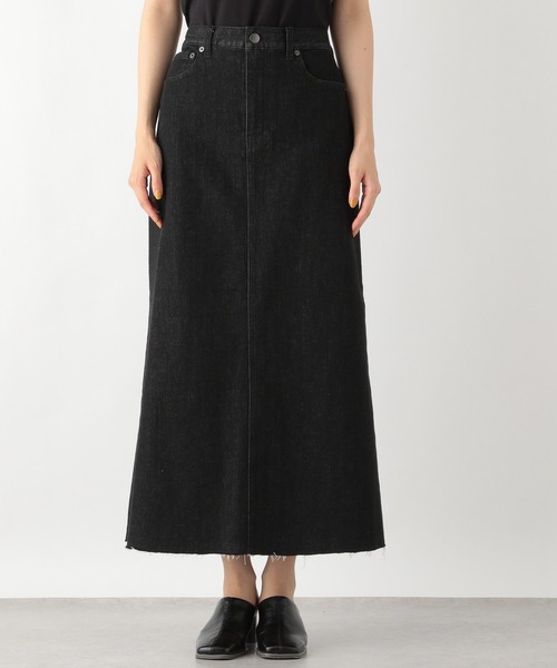 LEPSIM（レプシィム）の「【セルフカット出来る】丈が調整できるスカート　951439（スカート・レディース・ブラック/ベージュ/ダークネイビー・MEDIUM/LARGE）」の9枚目の写真