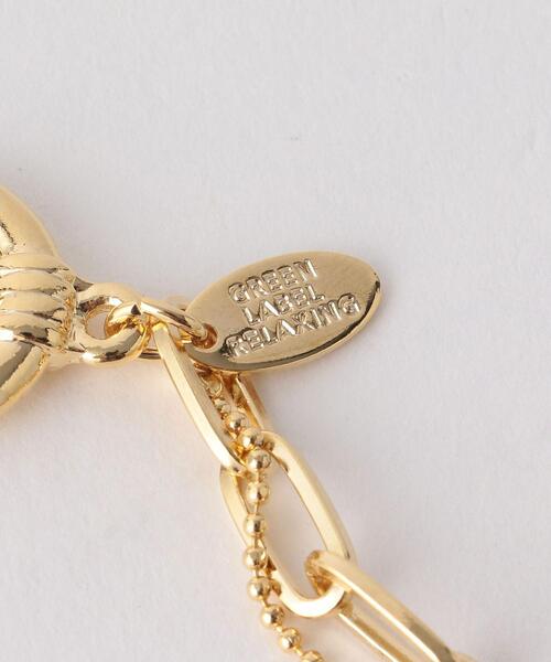 green label relaxing（グリーンレーベルリラクシング）の「チェーン 2連 トグル 3WAY ネックレス（ネックレス・レディース・シルバー/ゴールド・FREE）」の7枚目の写真