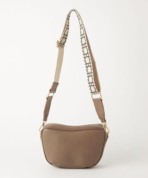 AULENTTI（オウレンティ）の「＜AULENTTI（オウレンティ）＞ BNSテープ ショルダーバッグ（ショルダーバッグ・レディース・ブラック/モカ・FREE）」の10枚目の写真