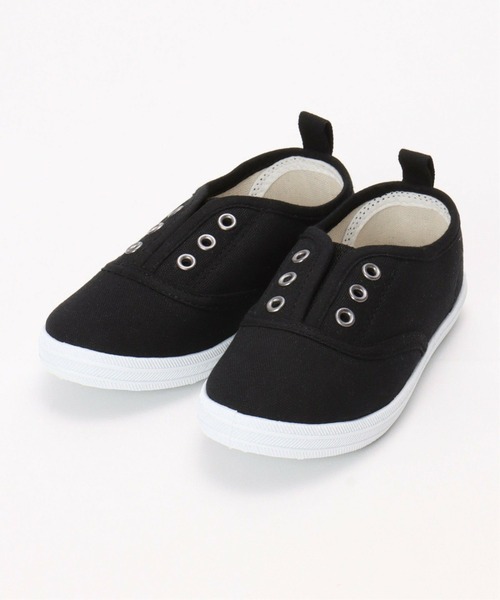 ikka（イッカ）の「【キッズ】インナーバンドスニーカー(15cm~18cm)（スニーカー・キッズ・ホワイト/レッド系その他/ブラック・16cm/15cm/17cm/18cm）」の2枚目の写真