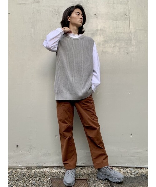 GAP（ギャップ）の「クルーネックベスト（ベスト・メンズ・グレー/アイボリー/ブラック・XS/S/M/XL/L）」の15枚目の写真