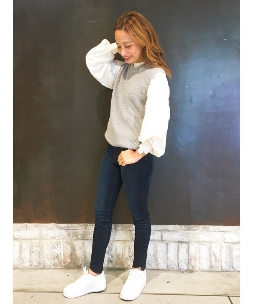 GAP（ギャップ）の「クルーネックベスト（ベスト・メンズ・グレー/アイボリー/ブラック・XS/S/M/XL/L）」の18枚目の写真