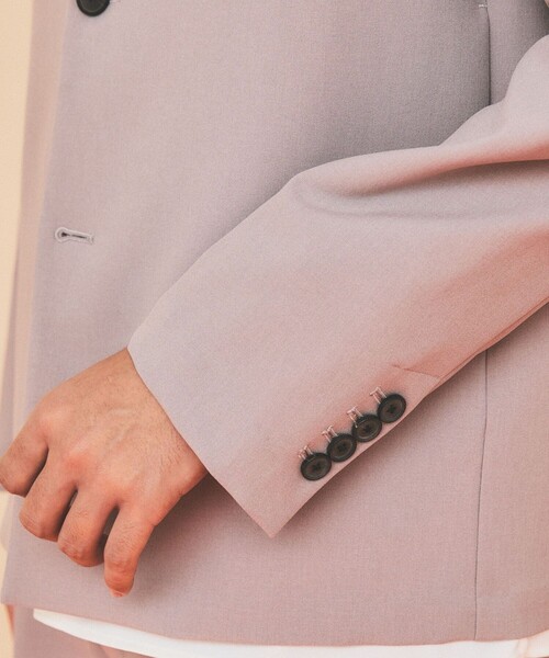 UNITED TOKYO（ユナイテッドトウキョウ）の「撥水relaction ボックスジャケット│セットアップ着用可能（セットアップ・メンズ・ピンク/ブラウン/ベージュ/ブラック・1/2/3）」の21枚目の写真