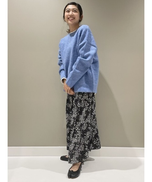 GAP（ギャップ）の「オーバーサイズ クルーネック セーター（ニット/セーター・レディース・ピンク/グリーン/クリアブラック/カリビアンブルー・S/M/L/XL/XS/XXS）」の5枚目の写真