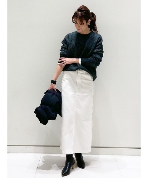 GAP（ギャップ）の「オーバーサイズ クルーネック セーター（ニット/セーター・レディース・ピンク/グリーン/クリアブラック/カリビアンブルー・S/M/L/XL/XS/XXS）」の6枚目の写真