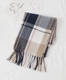 Honeys | なめらかチェックマフラー(マフラー)