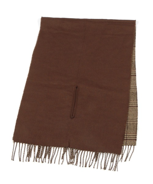 studio CLIP（スタディオクリップ）の「《kazumiさんコラボ》リバーシブル着れちゃうストール（ストール/ショール・レディース・ブラウン/グリーン/その他1/その他2・FREE）」の8枚目の写真