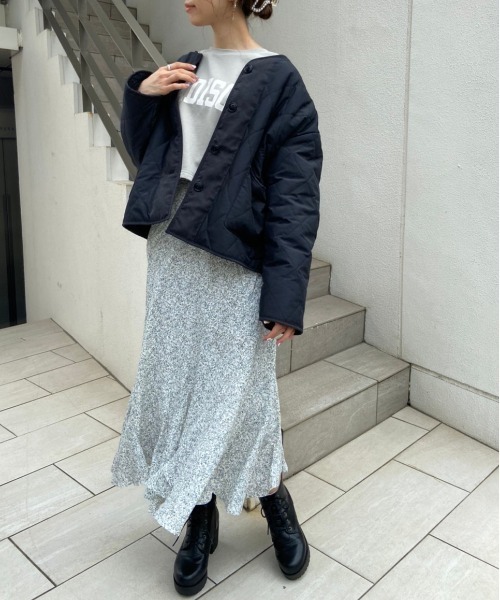 OLIVE des OLIVE（オリーブデオリーブ）の「エスカルゴスカート（スカート・レディース・オフホワイト/オリーブ/ブラウン・FREE）」の7枚目の写真