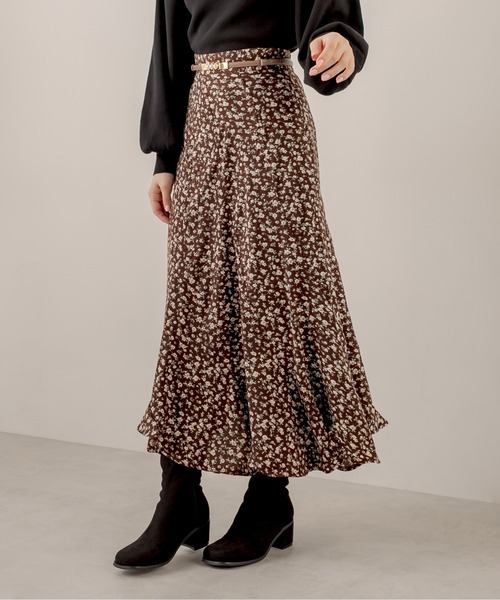 OLIVE des OLIVE（オリーブデオリーブ）の「エスカルゴスカート（スカート・レディース・オフホワイト/オリーブ/ブラウン・FREE）」の16枚目の写真