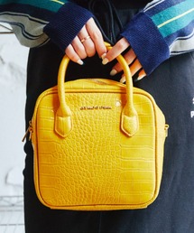 atmos pink | atmos pink 型押し フェイクレザーバッグ(ハンドバッグ)