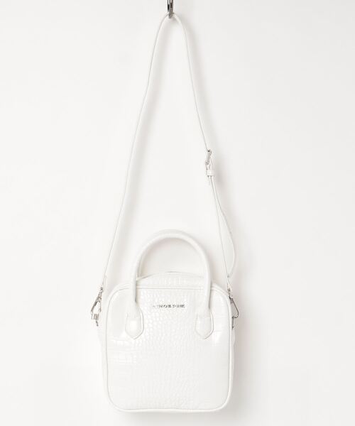 atmos pink(アトモスピンク)の「atmos pink 型押し フェイクレザーバッグ(ハンドバッグ・レディース・ホワイト/ブラウン/イエロー・FREE)」の15枚目の写真