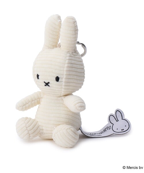 one'sterrace(ワンズテラス)の「◆Dick Bruna miffy ボントントイズ ミッフィーコーデュロイ キーホルダー 10cm(その他雑貨・レディース・ベビーピンク/ホワイト系・99)」の2枚目の写真