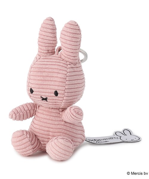 one'sterrace(ワンズテラス)の「◆Dick Bruna miffy ボントントイズ ミッフィーコーデュロイ キーホルダー 10cm(その他雑貨・レディース・ベビーピンク/ホワイト系・99)」の1枚目の写真