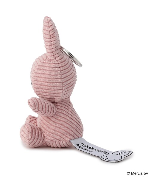 one'sterrace(ワンズテラス)の「◆Dick Bruna miffy ボントントイズ ミッフィーコーデュロイ キーホルダー 10cm(その他雑貨・レディース・ベビーピンク/ホワイト系・99)」の4枚目の写真