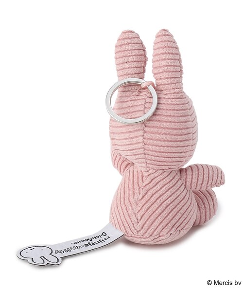 one'sterrace(ワンズテラス)の「◆Dick Bruna miffy ボントントイズ ミッフィーコーデュロイ キーホルダー 10cm(その他雑貨・レディース・ベビーピンク/ホワイト系・99)」の5枚目の写真