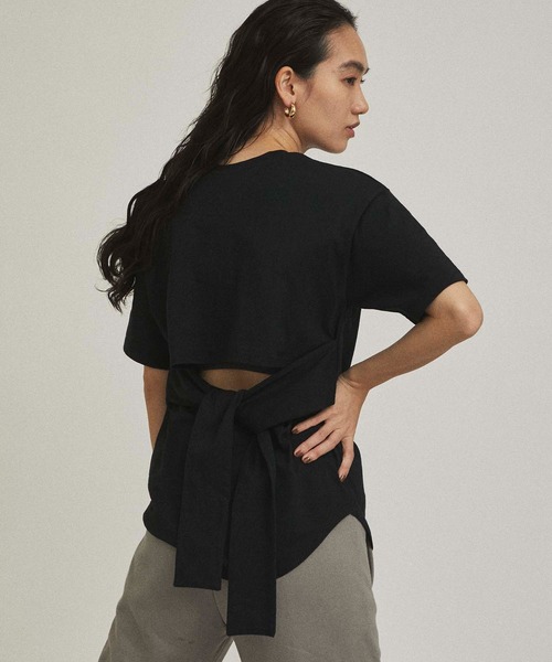 CITY TOKYO（シティトウキョウ）の「スウィッチタイトップス（Tシャツ/カットソー・レディース・ホワイト/ブラック・FREE）」の2枚目の写真