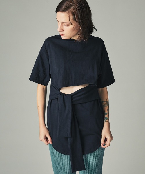 CITY TOKYO（シティトウキョウ）の「スウィッチタイトップス（Tシャツ/カットソー・レディース・ホワイト/ブラック・FREE）」の8枚目の写真