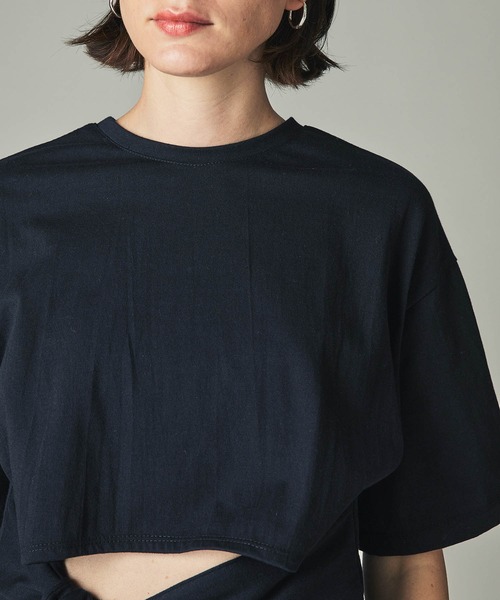 CITY TOKYO（シティトウキョウ）の「スウィッチタイトップス（Tシャツ/カットソー・レディース・ホワイト/ブラック・FREE）」の6枚目の写真